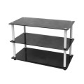 Triple Layer Glass LED TV Stand